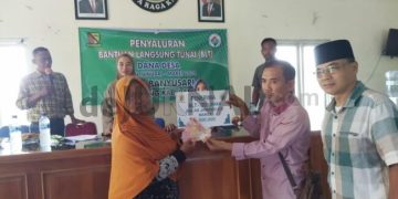 Puluhan KPM Warga Desa Banyusari Katapang Terima BLT RP 1,8 Juta Hari Ini