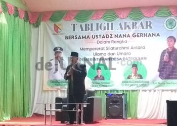 Perkuat Silaturahmi, Pemdes Patrolsari Adakan Halal Bihalal Tabligh Akbar Bersama Ustadz Nana Gerhana