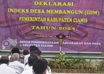DPMD Gelar Deklarasi Indeks Desa Membangun Kabupaten Ciamis 2024