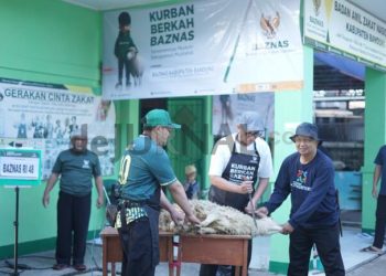 BAZNAS Kabupaten Bandung Adakan Kurban Berkah dari BAZNAS RI dan Kaum Muslimin