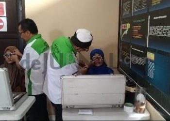 Gapopin, Iropin Dimotori Medika Optikal Ikut Andil Dalam Baksos Peringatan Hari Bhayangkara Ke-78 Polres Garut