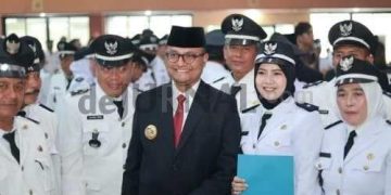 Kukuhkan dan Tetapkan Perpanjangan Masa Jabatan Kepala Desa se-Kabupaten Subang, Pj Bupati Ajak Jaga Etika dan Wibawa