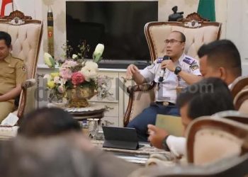 Pengelolaan Penerimaan Retribusi Parkir Dapat  Perhatian PJ. Bupati Purwakarta