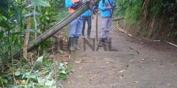 PLN ULP Singaparna Gerak Cepat Tangani Gangguan Kelistrikan Akibat Longsor di Taraju