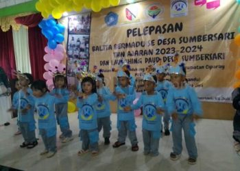 Acara Pelepasan Balita Bermadu  Dan Launching PAUD Tahun Ajaran 2023/2024 Desa Sumbersari