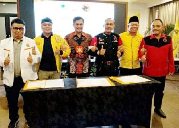 Tiga Parpol Pemilik Kursi Ketua dan Wakil Ketua di DPRD Kabupaten Bandung Resmi Bentuk Koalisi ALUS PISAN