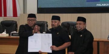 Bupati Sukabumi Hadiri Rapat Paripurna Terkait Pengambilan Keputusan Raperda RPJPD 2024-2025