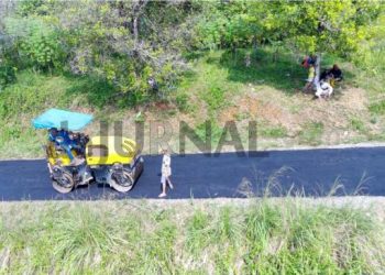 Warga Sumrigah, Jalan Rusak Penghubung Tiga Desa di Kecamatan Cikidang Selesai Diperbaiki