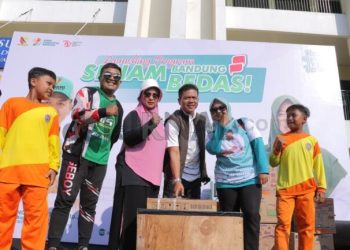 Dilaunching Bupati Bandung dan Ketua KORMI, Senam Bandung Bedas Dilaksanakan Seminggu Sekali