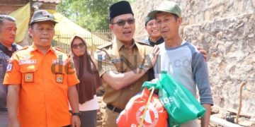 Tinjau Lokasi Longsor TPT di Pacet, Bupati Bandung Bantu Korban dan Realisasikan Rutilahu