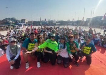 Senam Bedas di Lapang Carik Desa Sukamenak, Mengajak Masyarakat untuk Sehat dan Gembira