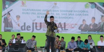 Hadiri Silaturahmi Akbar dan Seminar Nasional, Bupati Bandung Sebut Peran Guru PAI Bentuk Generasi Muda Cerdas dan Berakhlakul Karimah