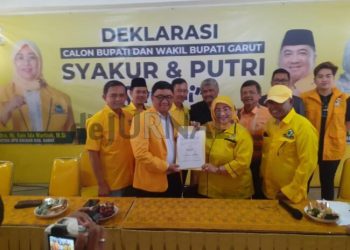 Partai Golkar Deklarasikan Syakur – Putri Sebagai Pasangan Calon Bupati dan Wakil Bupati Garut