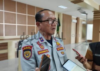 Foto : Kadishub Ciamis Dadang Mulyatna Ingatkan Pengendara Agar Berhati hati Mengingat Naiknya Volume kendaraan Di Aria Balik