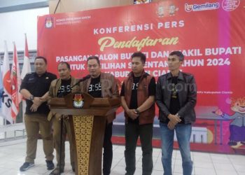 Jam Keramat 23.59 Di Hari Terakhir Pendaftaran, Fix Hanya Satu Paslon Herdiat-Yana Di Ciamis
