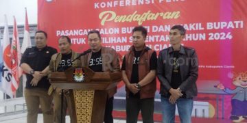 Jam Keramat 23.59 Di Hari Terakhir Pendaftaran, Fix Hanya Satu Paslon Herdiat-Yana Di Ciamis
