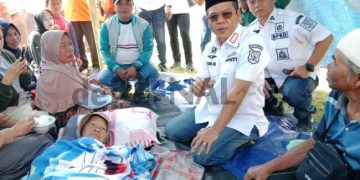 Gerak Cepat, Bupati Dadang Supriatna Turun Langsung Temui Korban Gempa Kertasari