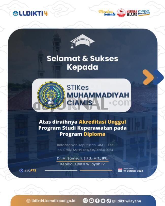 Foto : Ucapan Selamat dari LLDIKTI) Wilayah IV. Dr. M. Samsuri,S.Pd.,M.T.,IPU