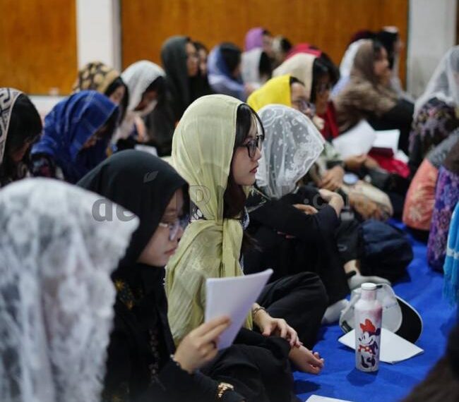 Foto:Ist/Sebanyak 114 Siswa Santo Yakobus Mengikuti Kuliah Subuh di Pondok Pesantren Darussalam, Senin 28/10/2024)