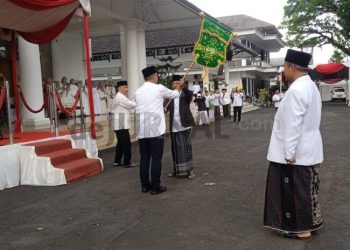 Sekda Menutup Kirab Resolusi Jihad,  Ketua PCNU Arief Chowas Hari Santri Bukti Juang Para Ulama