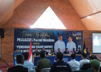 Foto:Ist/ Partai Nasdem Gelar Konsolidasi Pemenangan Herdiat Yana di Pusat Budaya Karangkamulyan Ciamis, Minggu (27/10/2024)
