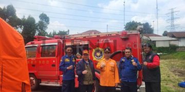 Pemkab Bandung Monitoring Puskesmas Lapangan dan Pembongkaran Tenda Pengungsi