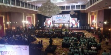 Sempat Terjadi Insiden Kecil, Debat Pertama Calon Bupati-Wakil Bupati Bandung Keamanan Ketat