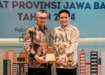 Foto: Kabupaten Ciamis melalui DPUPRP Raih Penghargaan Penataan Tata Ruang