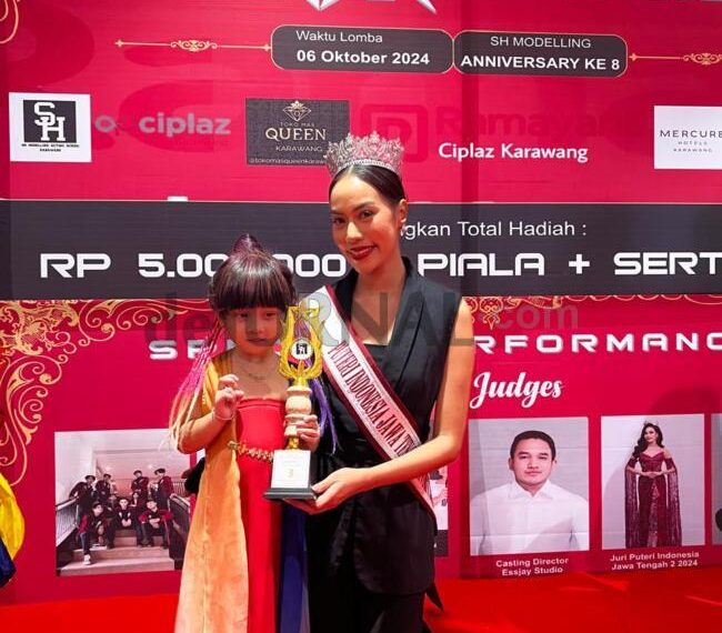 Arsyila Queen Kusuma Wijaya Anak Berprestasi Modeling Tingkat Kabupaten