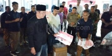 Foto : KPU Ciamis Musnahkan Surat Suara Rusak dan Lebih ,Si Kantor KPU Ciamis . Selasa (26/11/2024)
