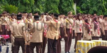 Foto : Kwarcab Ciamis Lantik Dan Kukuhkan 600 Pramuka Garuda Serta 129 Pembina Gugus Depan Sabtu (16/11/2024)