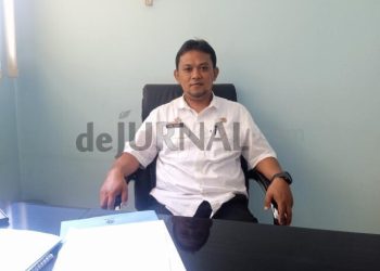 Foto : Sekdis DPRKPLH Aris Taufik saat ditemui di kantornya Kamis (03/07/2025)