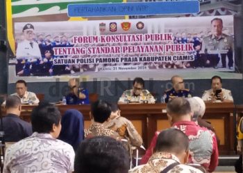 Foto : Satpol PP Ciamis Gelar Forum Konsultasi Publik Menuju Pelayanan Berbasis Digital, Kamis (21/11/2024)