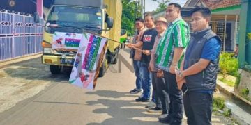 Foto : Ist/Komisi Pemilihan Umum (KPU) Kabupaten Ciamis telah memulai distribusi logistik pemilu 2024 untuk 27 kecamatan. Jumat (22/11/2024)
