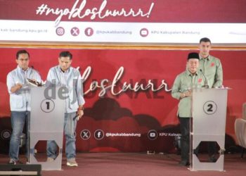 Debat Pamungkas Paslon Bupati-Wakil Bupati Bandung Sempat Ricuh, Syam Hanya Euforia Pendukung