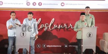 Debat Pamungkas Paslon Bupati-Wakil Bupati Bandung Sempat Ricuh, Syam Hanya Euforia Pendukung
