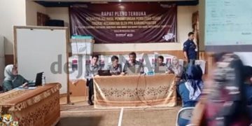 PPK Karangpawitan Gelar Pleno Rekapitulasi Suara Hasil Pemilukada Garut 2024