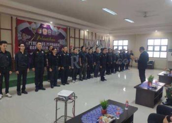 Foto : Sekertaris Umum (Sekum) Pengurus Provinsi (Pengprov) Perbakin Jawa Barat, Muhammad Nur Hanafi secara resmi melantik dan mengkukuhkan Persatuan Menembak dan Berburu Indonesia (Perbakin) Kabupaten Ciamis periode 2024-2028 Selasa (10/12/2024)