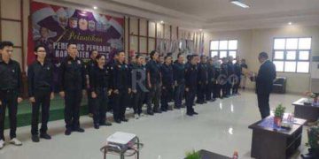 Foto : Sekertaris Umum (Sekum) Pengurus Provinsi (Pengprov) Perbakin Jawa Barat, Muhammad Nur Hanafi secara resmi melantik dan mengkukuhkan Persatuan Menembak dan Berburu Indonesia (Perbakin) Kabupaten Ciamis periode 2024-2028 Selasa (10/12/2024)