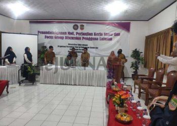 Foto : Pemkab Ciamis Tandatangi MoU Bersama FH . Senin (30/12/2024)