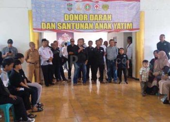 Foto : Komunitas Doervoer kembali gelar Donor Darah dan Santunan Anak Yatim di Keraton Selagangga Selasa (03/12/2024)