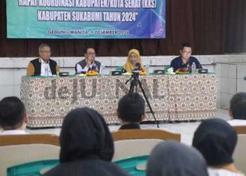 Rapat Koordinasi Kabupaten/Kota Sehat 2024, Sekda Kabupaten Sukabumi Tekankan Perlunya Inovasi dan Kolaborasi
