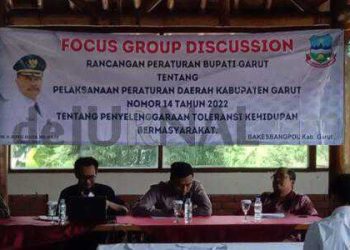 Bakesbangpol Garut Gelar FGD, Finalisasi Raperbup Pedoman Teknis Perda 12/2022