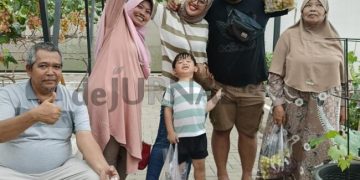 Foto : Tepat di momen tahun baru mulai tanggal 01 Januari 2025 merupakan masa panen buah anggur Tepatnya di Green house Anggocip Tirta Sumber jaya Cipangalun, Jalatrang, Cipaku Ciamis.