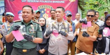 Rugikan Negara Rp 1 Triliun Tambang Emas Ilegal di Kutawaringin Terbongkar Polresta Bandung