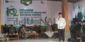 Hadiri Peringatan Harlah ke 102 NU Tingkat  MWC Katapang,  Bupati Bandung :  Jadikan Harlah Sebagai  Momentum Evaluasi