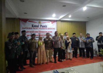 Pisah Sambut Kapolsek Pacet Polresta Bandung AKP Hendri Noki Rukmansyah SH.MM, Kepada AKP Asep Mulia Warga Santosa, SH