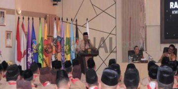 Bupati Sukabumi Minta Gerakan Pramuka Miliki Ide Kreatif Sesuai Perkembangan Zaman