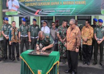 Resmikan Gedung Subdenpom Persiapan, Bupati Sukabumi Komitmen Tingkatkan Keamanan dan Pertahanan
