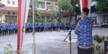 Jadi Inspektur Upacara, Bupati Marwan Mohon Maaf Atas Kekurangan dan Kekhilafan Selama Memimpin Kabupaten Sukabumi